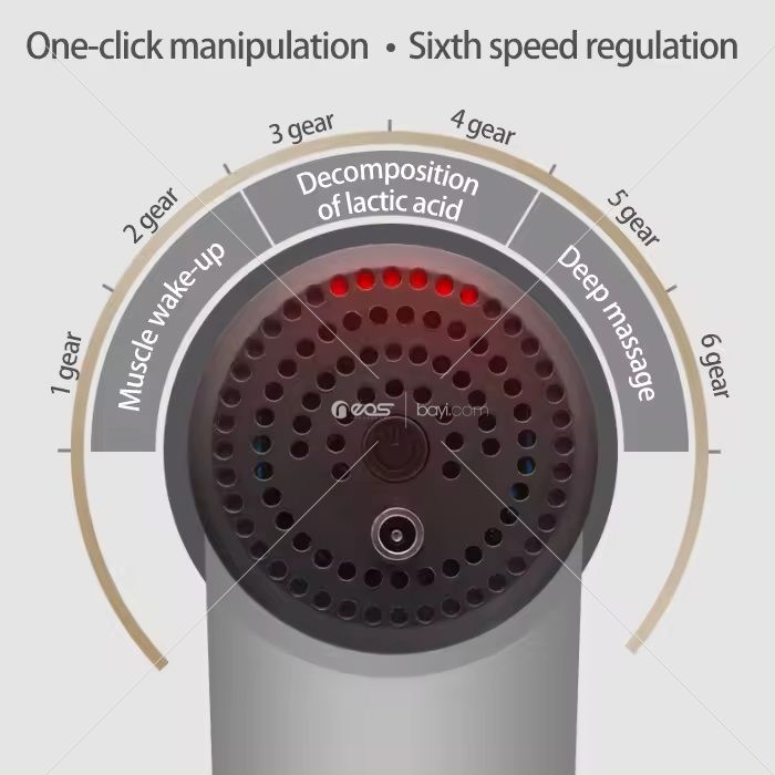 Süper Hızlı Masaj Alati 6X Güç Modu Uzun Süren Şarj
