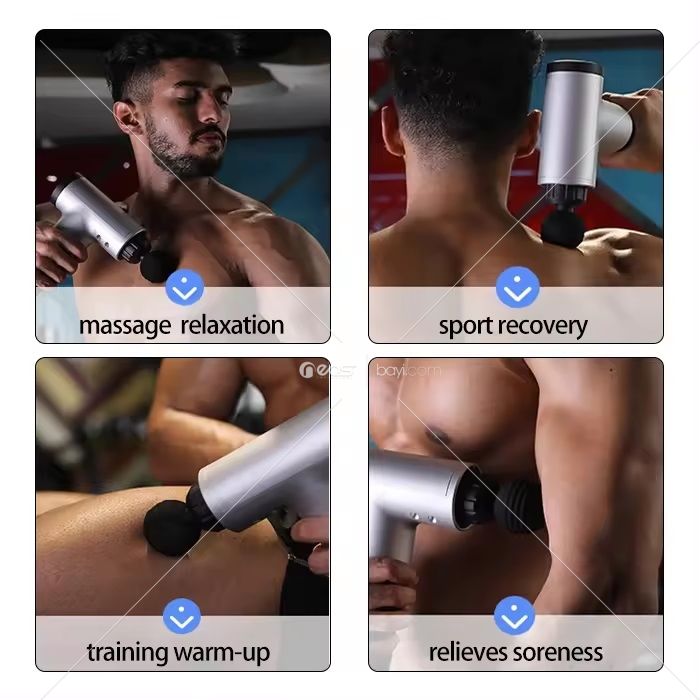 Süper Hızlı Masaj Alati 6X Güç Modu Uzun Süren Şarj