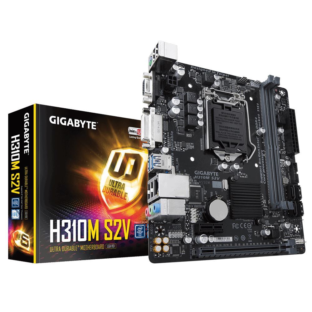 GIGABYTE H310M S2 DDR4 2666/2133Mhz mATX 1151p