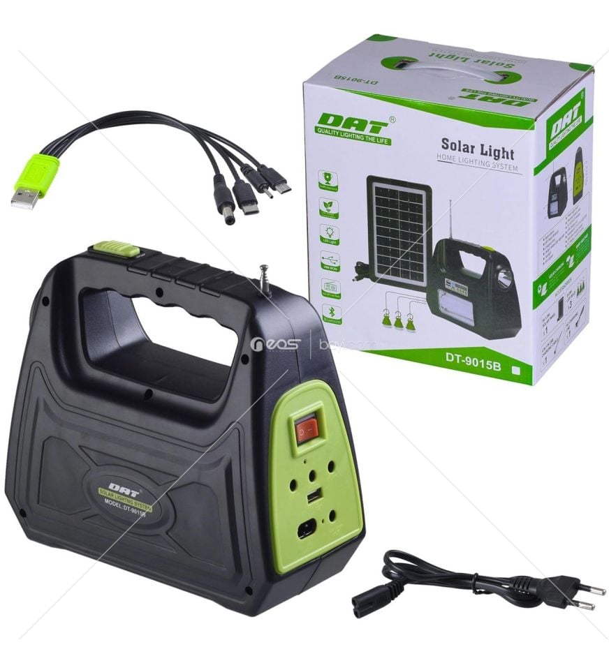 Dat Dt-9015 Solar Kamp Lambası Acil Durum Işığı Şarjlı