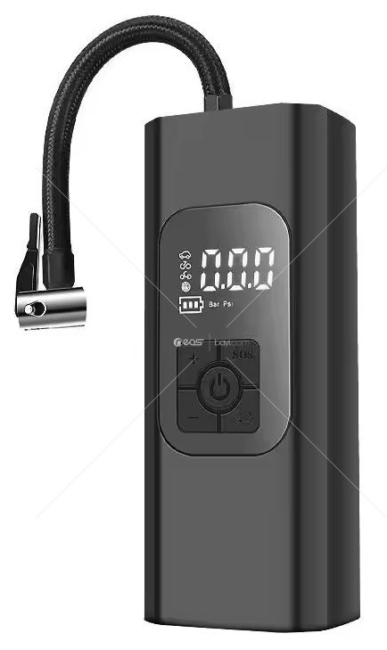 Kompresör Lastik Şişirme 150PSİ Güç Telefon Powerbank+Fener S.O.S