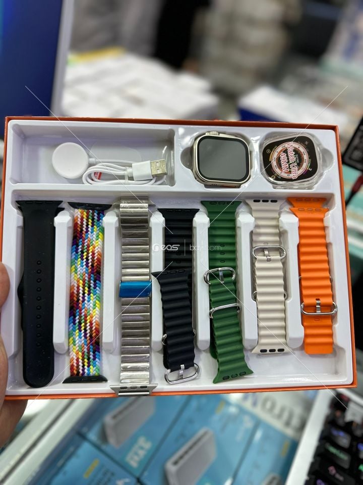 7 Kordonlu 7IN1 Strap  Crown Watch Ultra Kordonlu