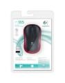 LOGITECH M185 NANO MOUSE KABLSZ BLACK/RED 910-002237