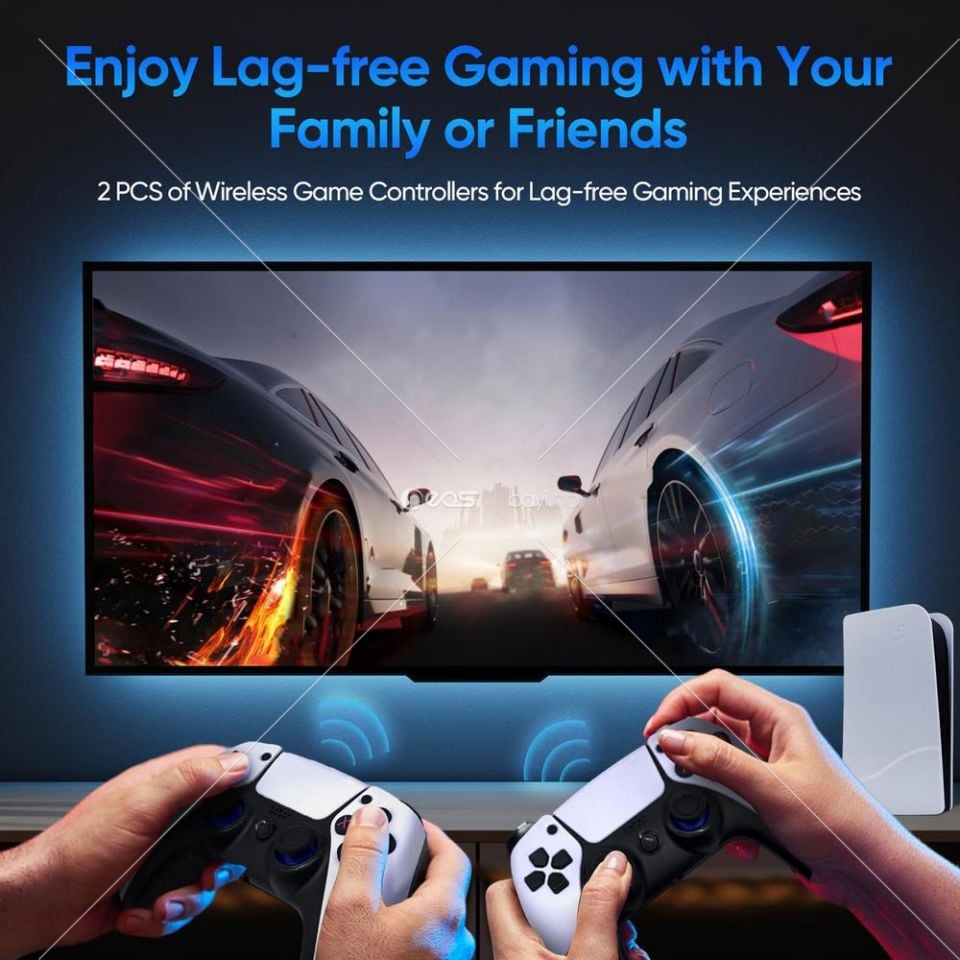 Yeni Oyun GTA+PES+FOOTBALL 14.000 ADETTEN FAZLA Oyu n Kablosuz HDMI Arcade 2.4G 4K TV Mini Oyun için Q10 ARPSP Ev için PS5 Kasa Tasarımlı Oyun Konsolu ile ( TEK KİŞİLK OYUNLAR )
