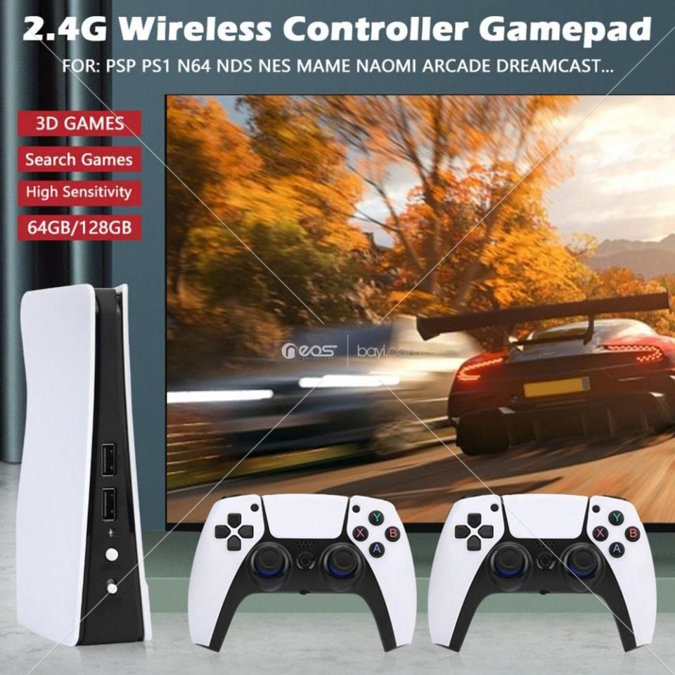 Yeni Oyun GTA+PES+FOOTBALL 14.000 ADETTEN FAZLA Oyun Kablosuz HDMI Arcade 2.4G 4K TV Mini Oyun için Q10 ARPSP Ev için PS5 Kasa Tasarımlı Oyun Konsolu ile