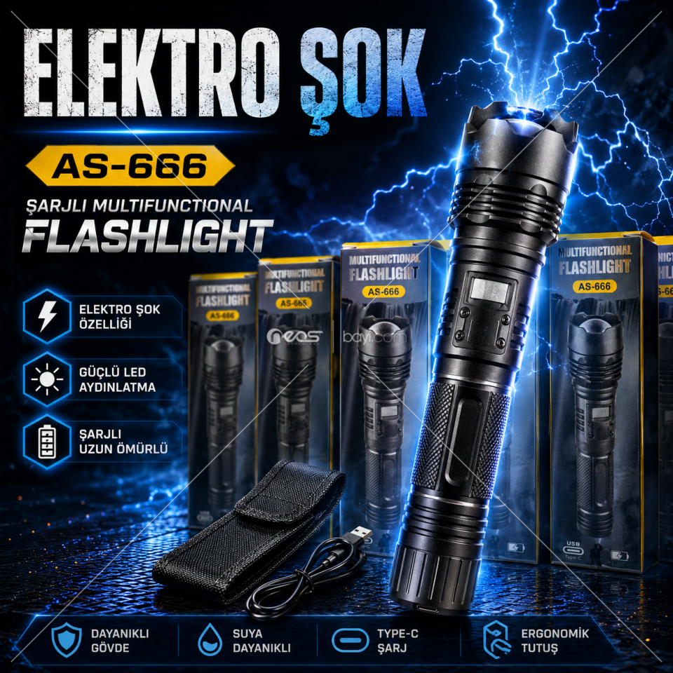 ELEKTROŞOK+FENER KILIFLI