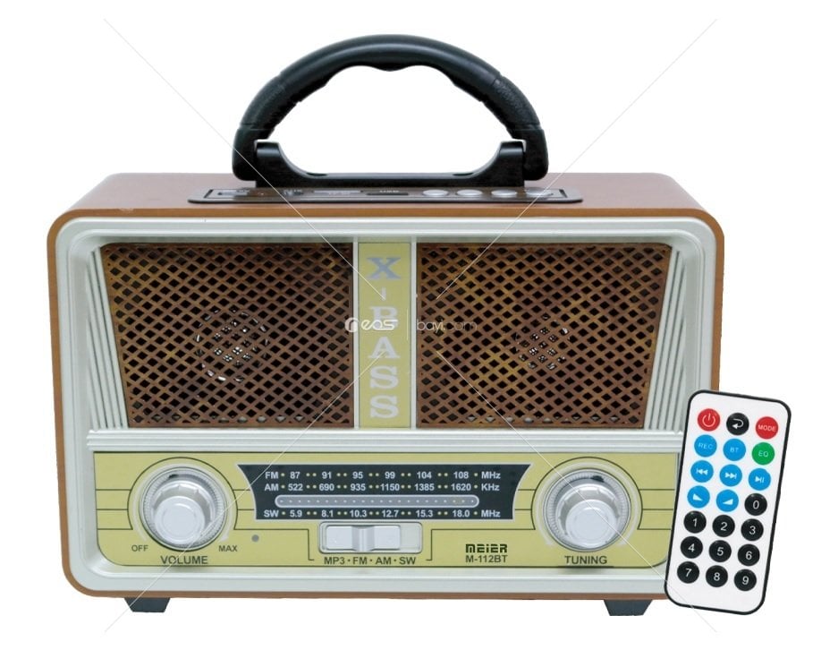 KM-340 Nostalji Bluetooth Hoparlör