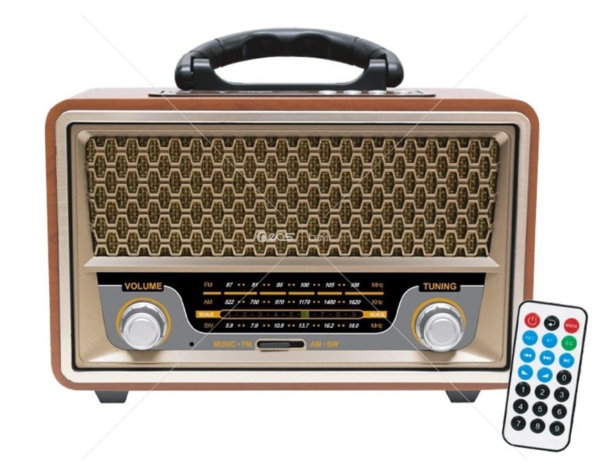 KM-343 Nostalji Bluetooth Hoparlör