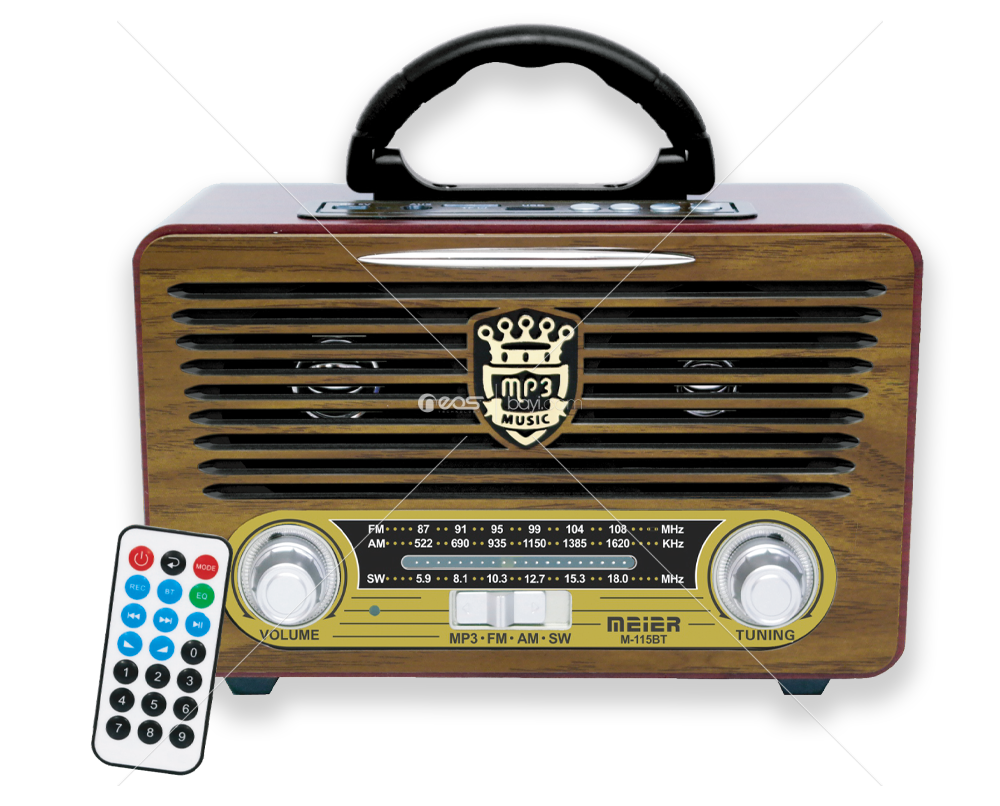 KM-260 Nostalji Bluetooth Hoparlör