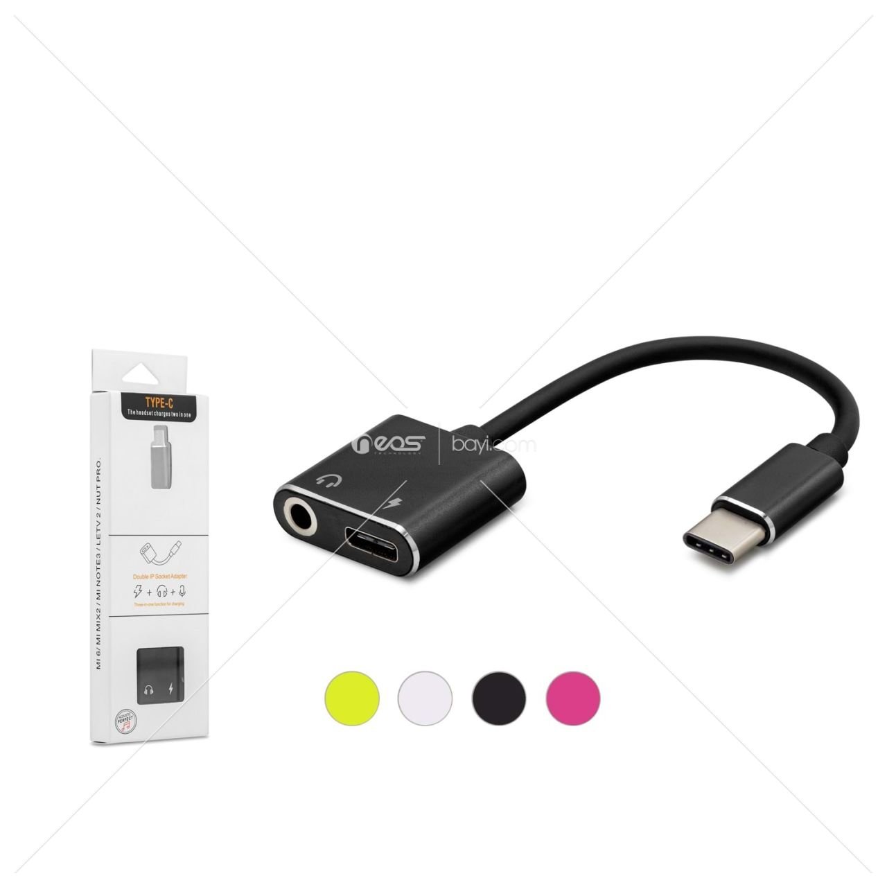 HADRON HDX1009(4628) ÇEVİRİCİ TYPE-C TO AUX/TYPE-C