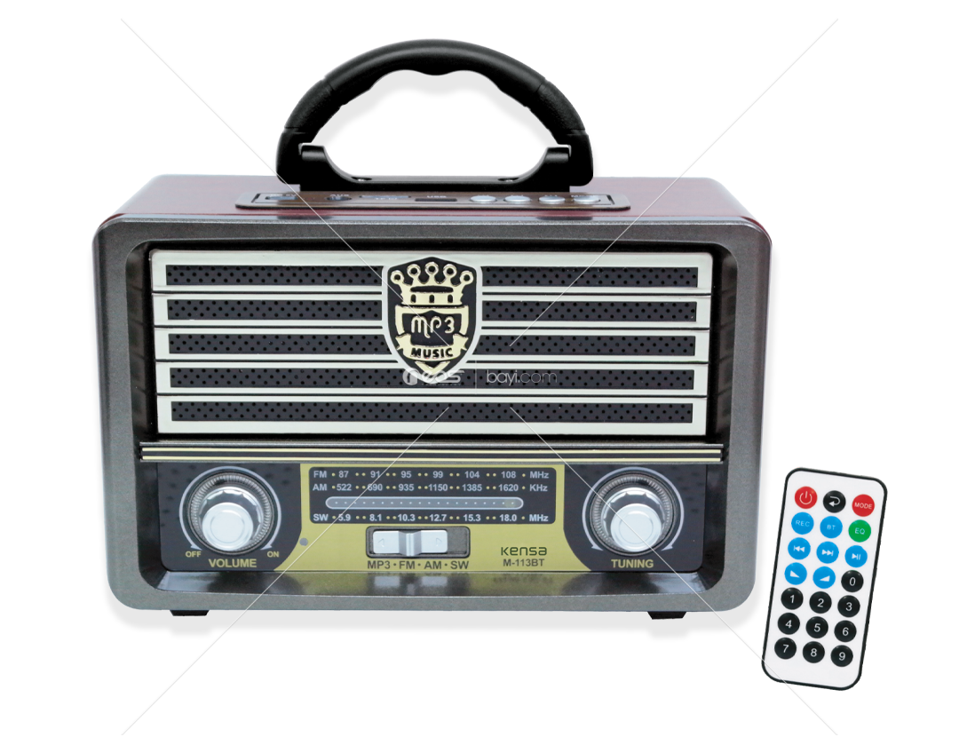 KM-342 Nostalji Bluetooth Hoparlör