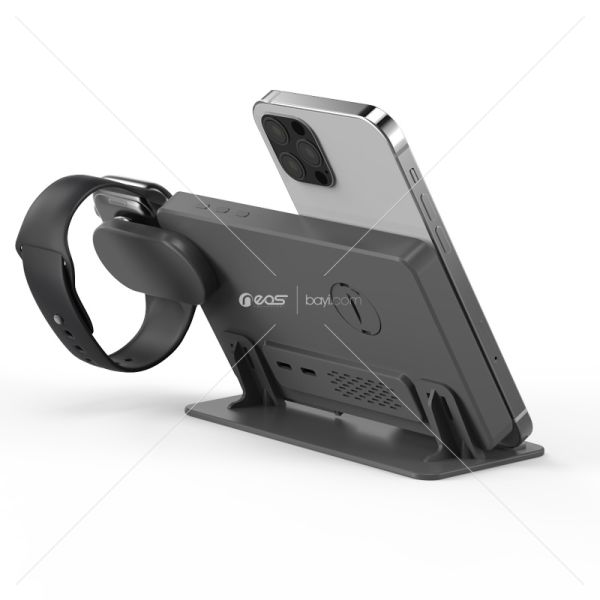 Masa Stand Charging SET Yüksek Hızlı Şarj Watch+Telefon+ALARM W-214