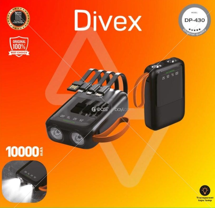 DİVEX DP-430 10.000mAH Powerbank
