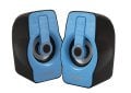 Snopy SN-X23 2.0 Multimedia RGB Işıklı 3W*2 Siyah/Mavi USB Speaker