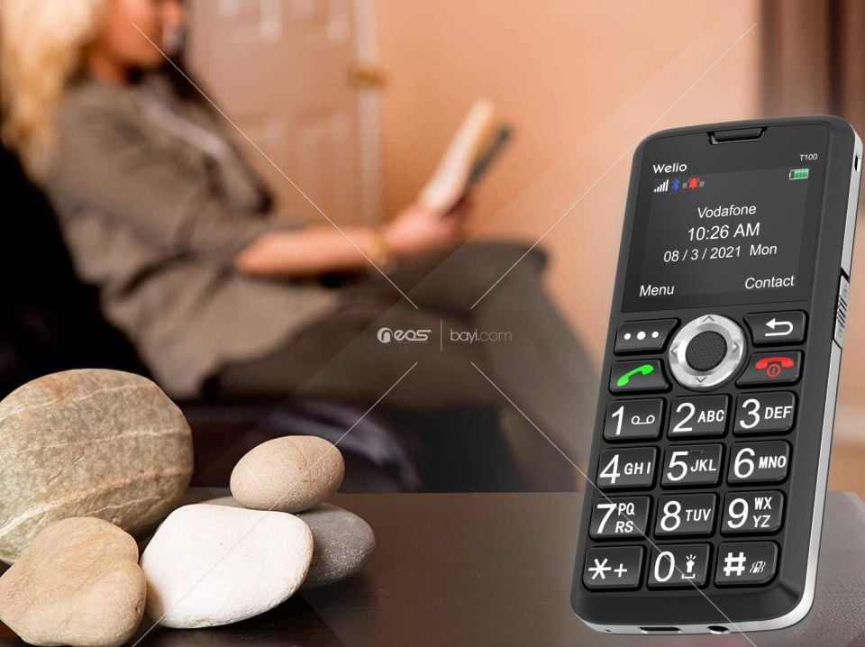 Welio T100 Tuşlu Resmi Kayıtlı Telefon