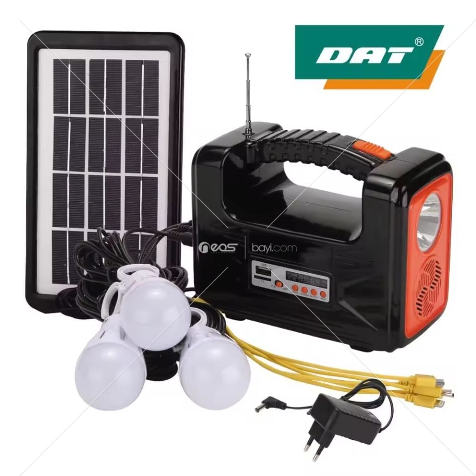 Dat AT-9011B Solar Kamp Lambası Acil Durum Işığı Şarjlı