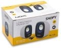 Snopy SN-120 2.0 Beyaz/Mavi USB Speaker