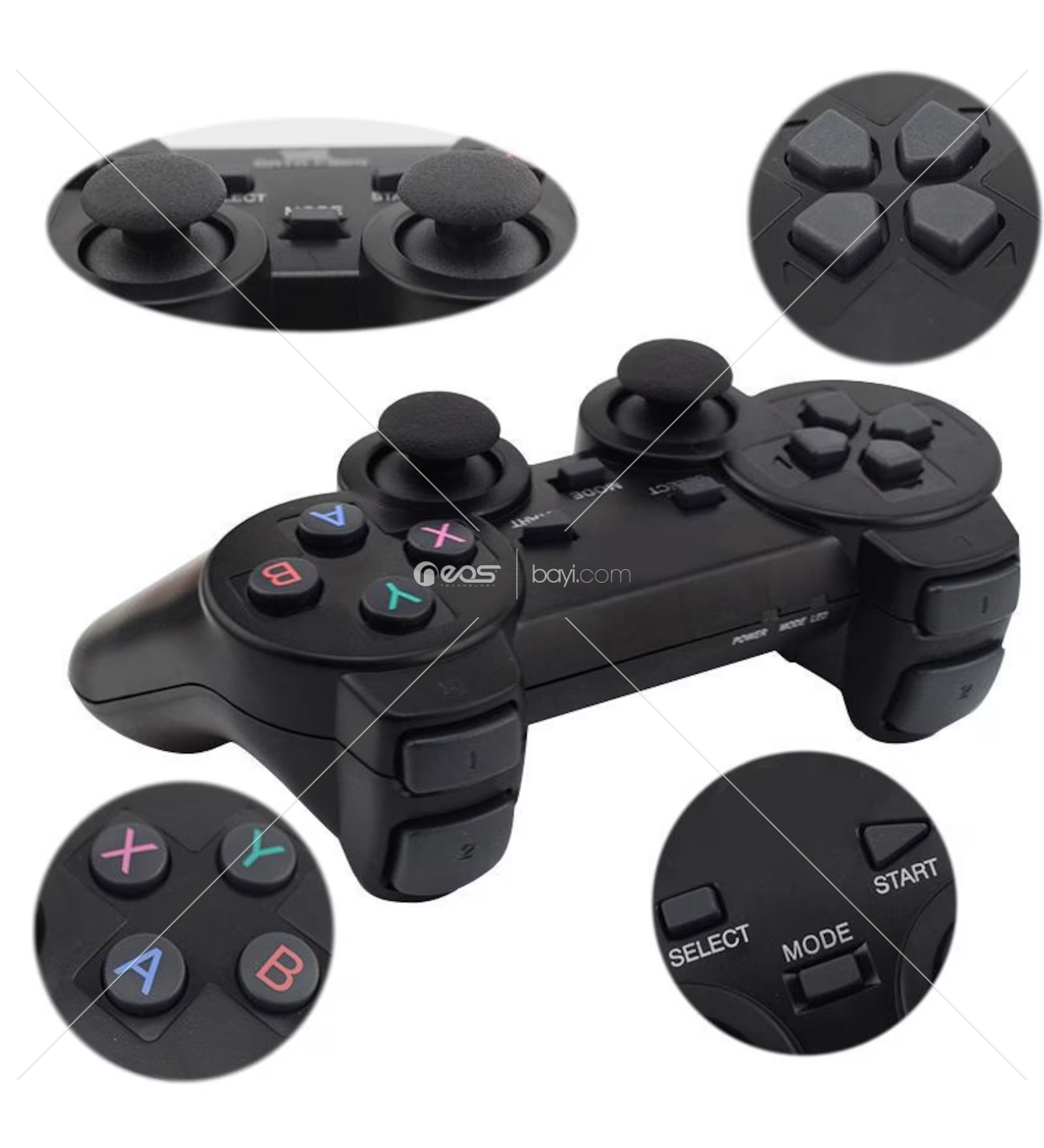 Platoon PL-2860 PS2-PS3-PC Uyumlu Kablosuz WiFii Titreşimli