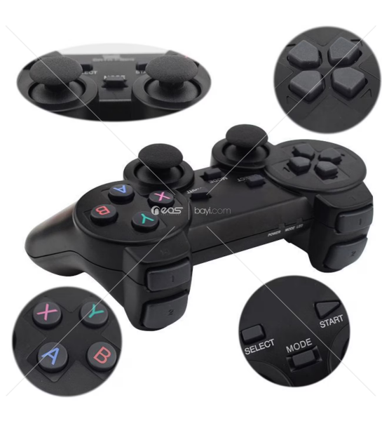 Platoon PL-2860 PS2-PS3-PC Uyumlu Kablosuz WiFii Titreşimli