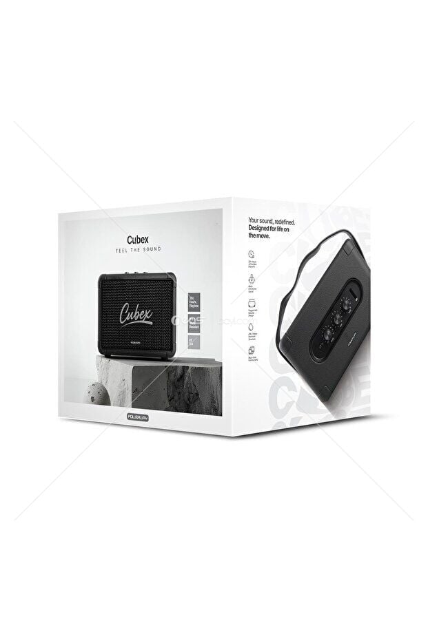 Cubex Bluetooth Hoparlör 40W Güçlü Ses, IPX2 Suya Dayanıklı, 20 Saat Çalma Süresi