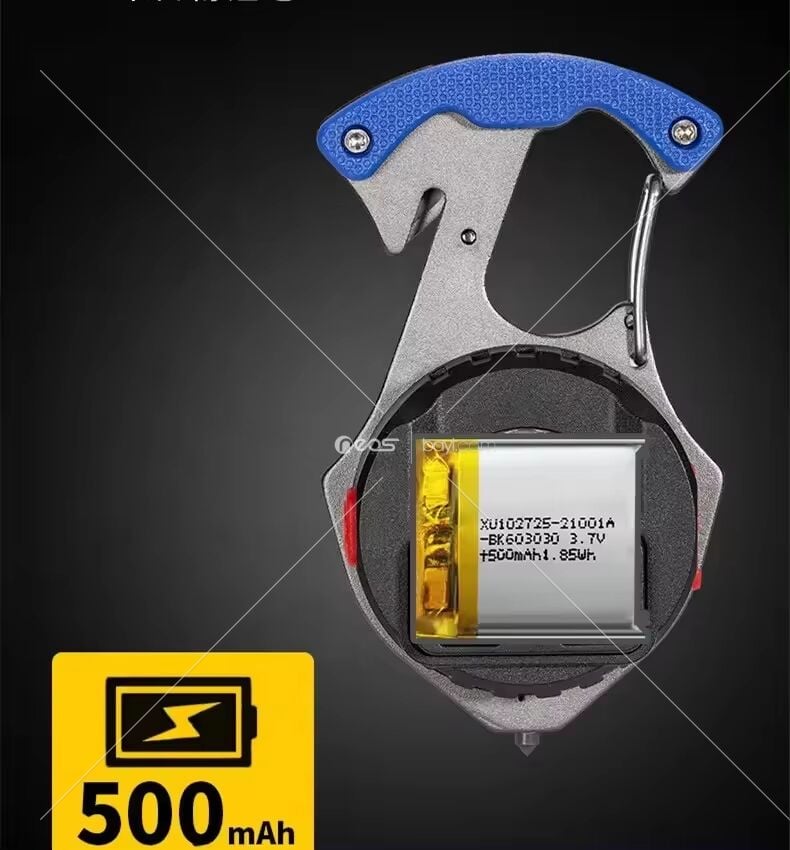 DEPREM FENERİ Karabina+Yüksek Lümen Işık+S.O.S Çakmak Bıçak Düdük Tornavida Set İlkyardım Set Full Tüm Hepsi İçinde Kampanyada