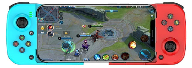 Cep telefonu Android IOS cihazlar için D3 kablosuz BT 5.0 gerilebilir Gamepad PC Video oyunu denetleyicisi için geri çekilebilir Joystick