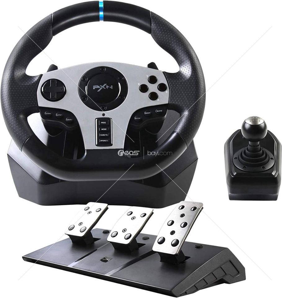 PXN V9 Volante PC direksiyon oyun PS4 için 270 °/900 ° yarış tekerleği/PS3/PC Windows 7,8,10,11/anahtar/Xbox One/Xbox serisi X/S