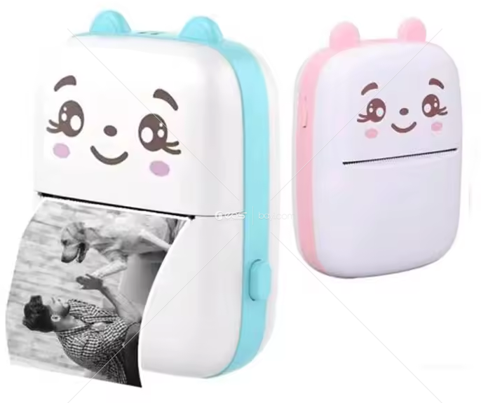 Küçük İşletmeler Ev Ofis Termal Yazıcı için Bantlı Mini Taşınabilir Mürekkepsiz Cep Telefonu Etiket Yazıcı Makinesi