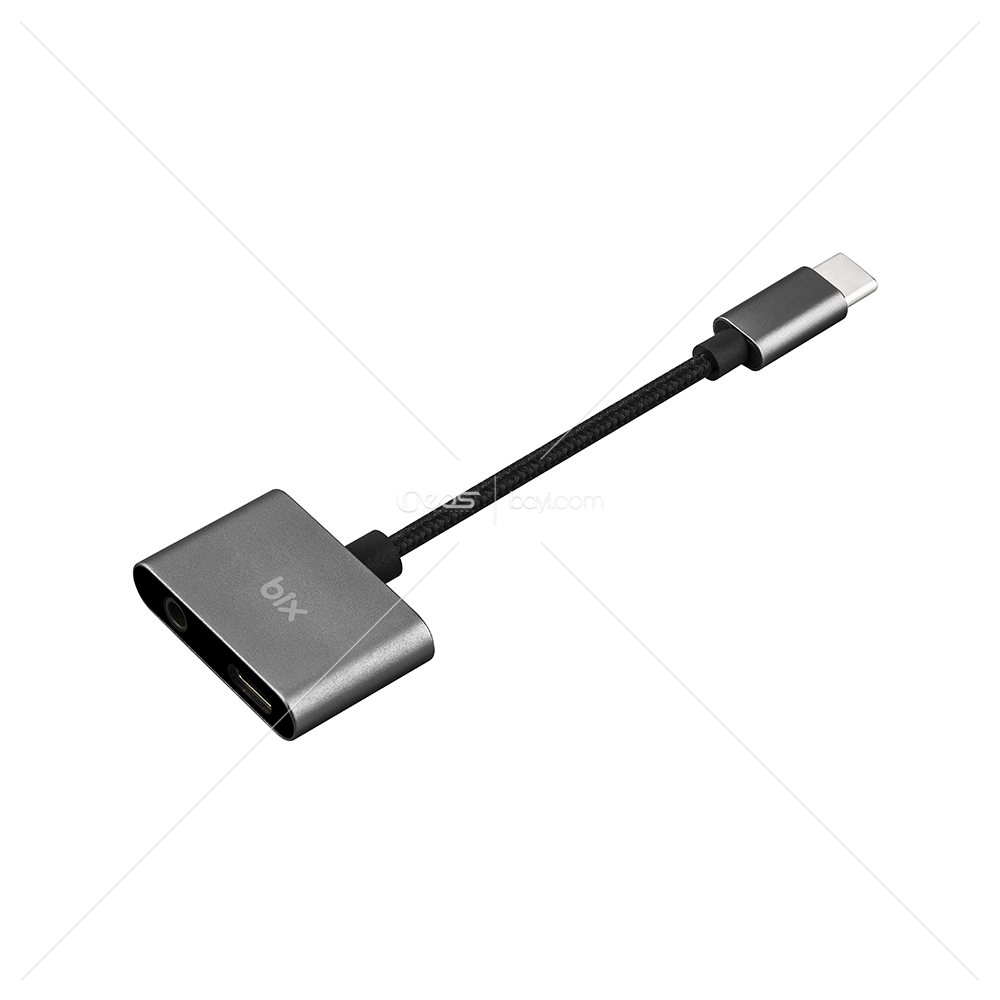 Bix ADP-07 Pro Type-C™’den 3.5mm Kulaklık ve PD Şarj Çeviri Adaptörü