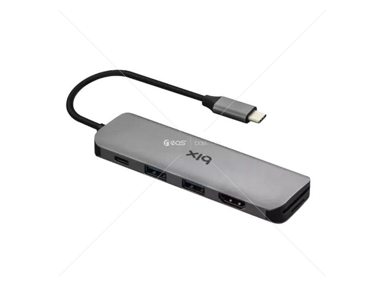 Bix BX09HB Type-C OTG 2 Port HUB (USB 3.0) + 4K HDMI + PD