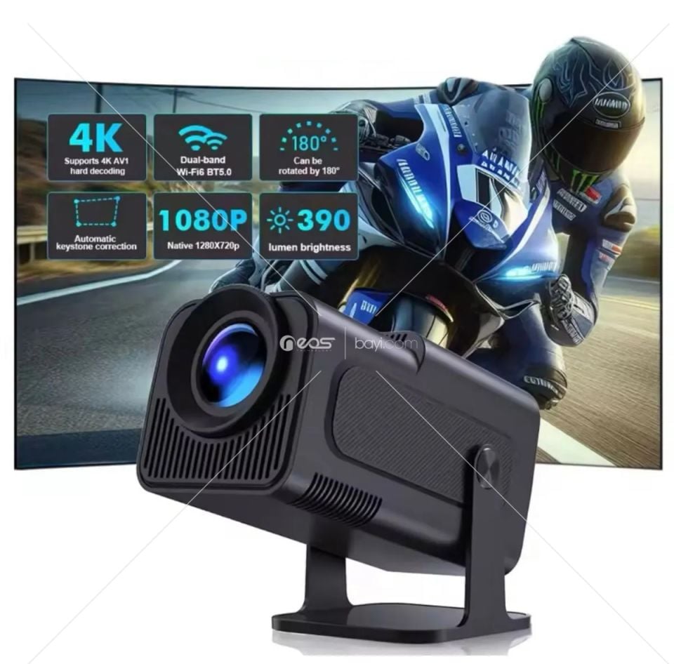 Taşınabilir Game Projektör Full Hd 1080P 4k HY320 Projeksiyon Gamepad