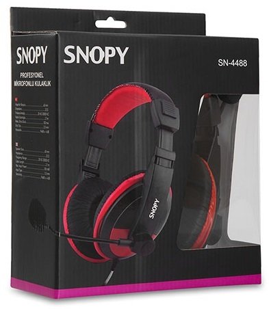 Snopy SN-4488 Profesyonel Oyuncu Mikrofonlu Kulaklık