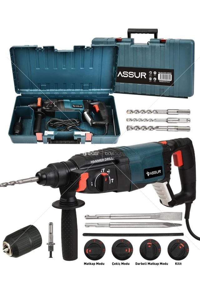 ASSUR PLUS Pro Kırıcı Delici Darbeli Hilti Matkap 2-28mm