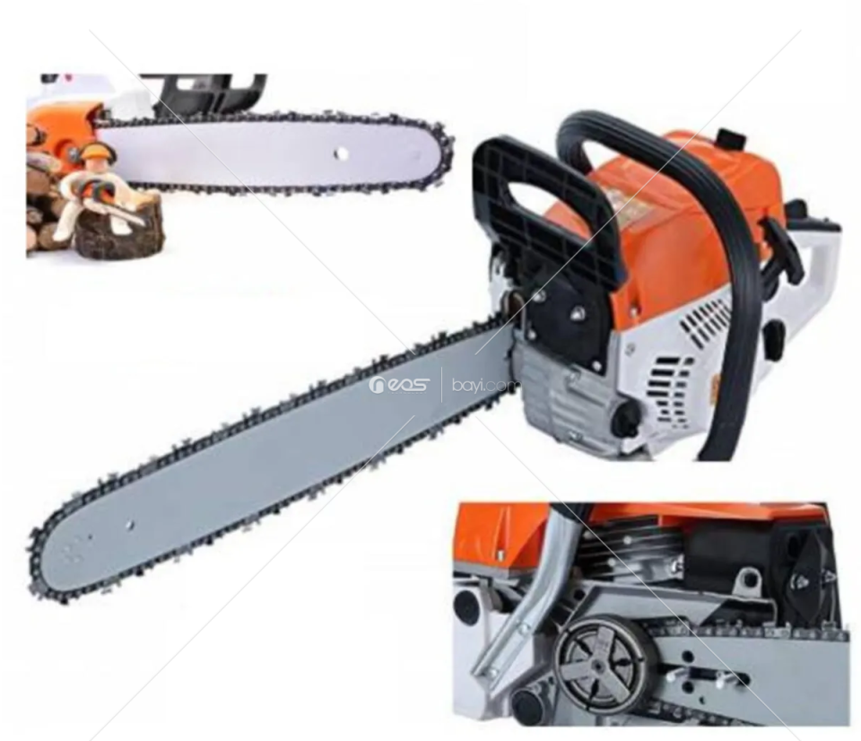 Assur 52 Cc Benzinli Ağaç Odun Dal Kesme 45 Cm Testere