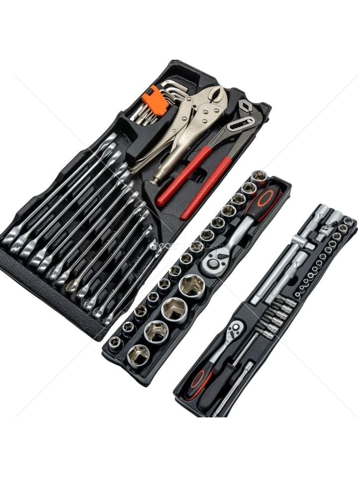 Katlanır 5 Gözlü Metal Takım Çantası 81 Pa