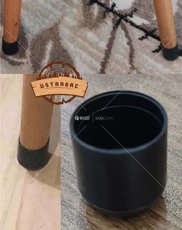 Yüksek Ayaklı Dekoratif Puf