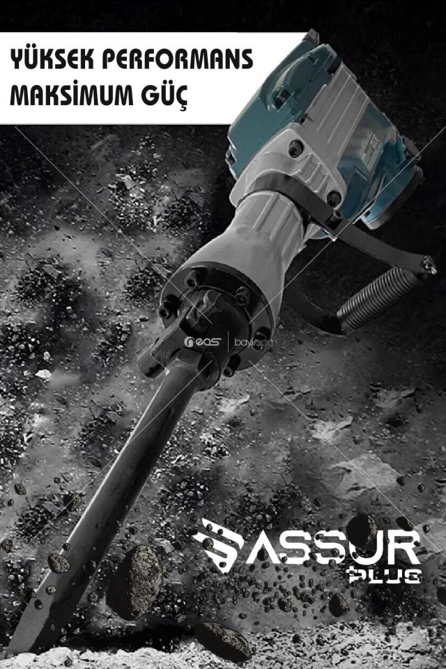 Assur Plus Büyük Tip Kırıcı Hilti 16 Kg 3 Metre Kablolu 65mm SÜRGÜLÜ ÇANTA