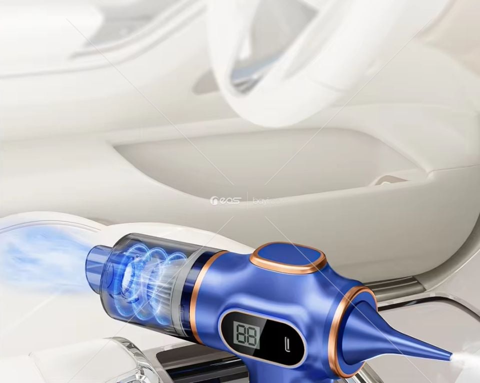 2024 yeni darbe ve emmek hava taşınabilir vakumlar araba temizleyici güçlü emiş mini vakum kablosuz el taşıma araba elektrikli süpürge