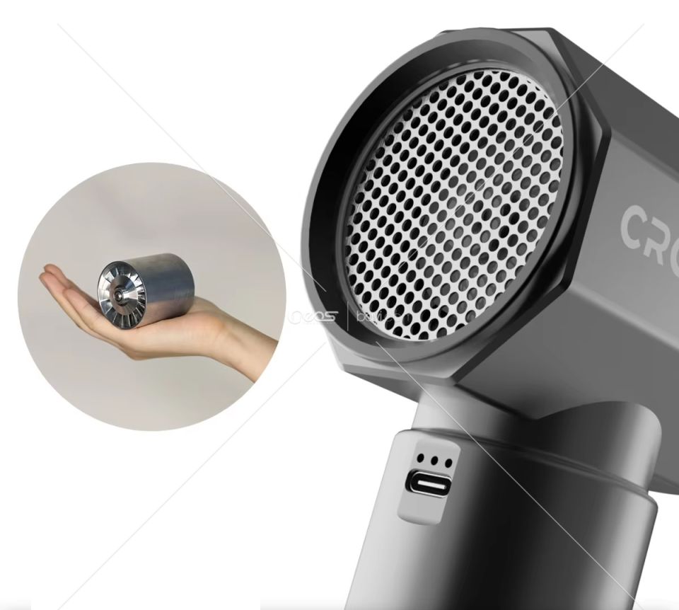 CROSSGUN AİR-02 en güçlü büyük jet turbo hava fanı High End süper 52mm Motor güçlü hava basıncı kuru temiz araba jet fan