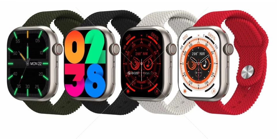 HK9 pro akıllı saat erkekler kadınlar 49MM AMOLED ekran Bluetooth çağrı NFC kalp hızı SmartWatch Ultra 2023 için Andriod