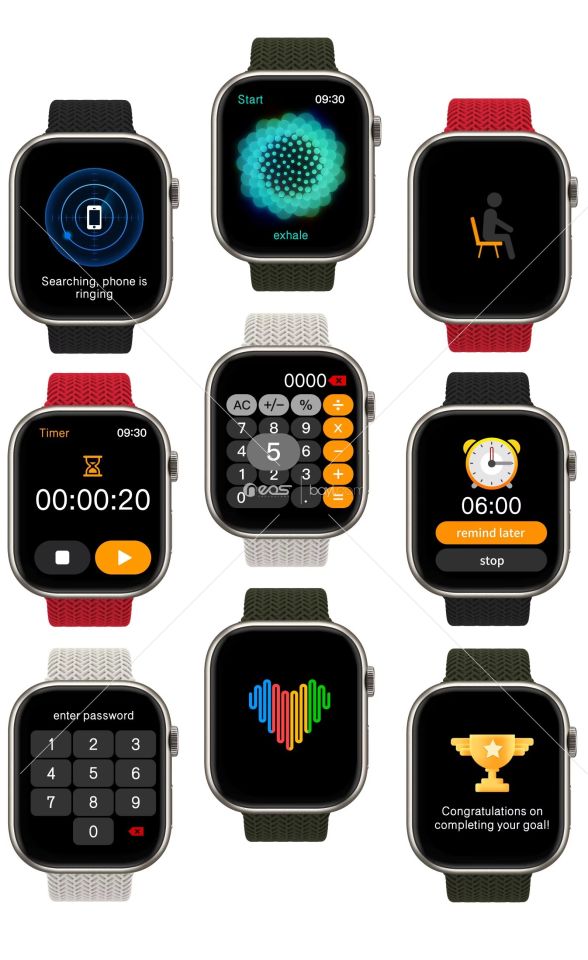 HK9 pro akıllı saat erkekler kadınlar 49MM AMOLED ekran Bluetooth çağrı NFC kalp hızı SmartWatch Ultra 2023 için Andriod