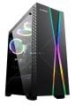 Rampage X-MAX 1*120mm Fan Tempered Camlı Gaming Oyuncu Kasası