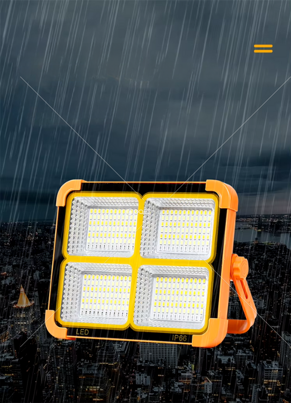 ABS IP66 Dış Mekan Enerji Tasarruflu Dış Aydınlatma 2400mAh 3600mAh Güneş Enerjili Lamba