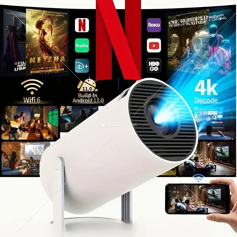 Android Projeksiyon FULL HD 4K Süper TEKNOLOJİ