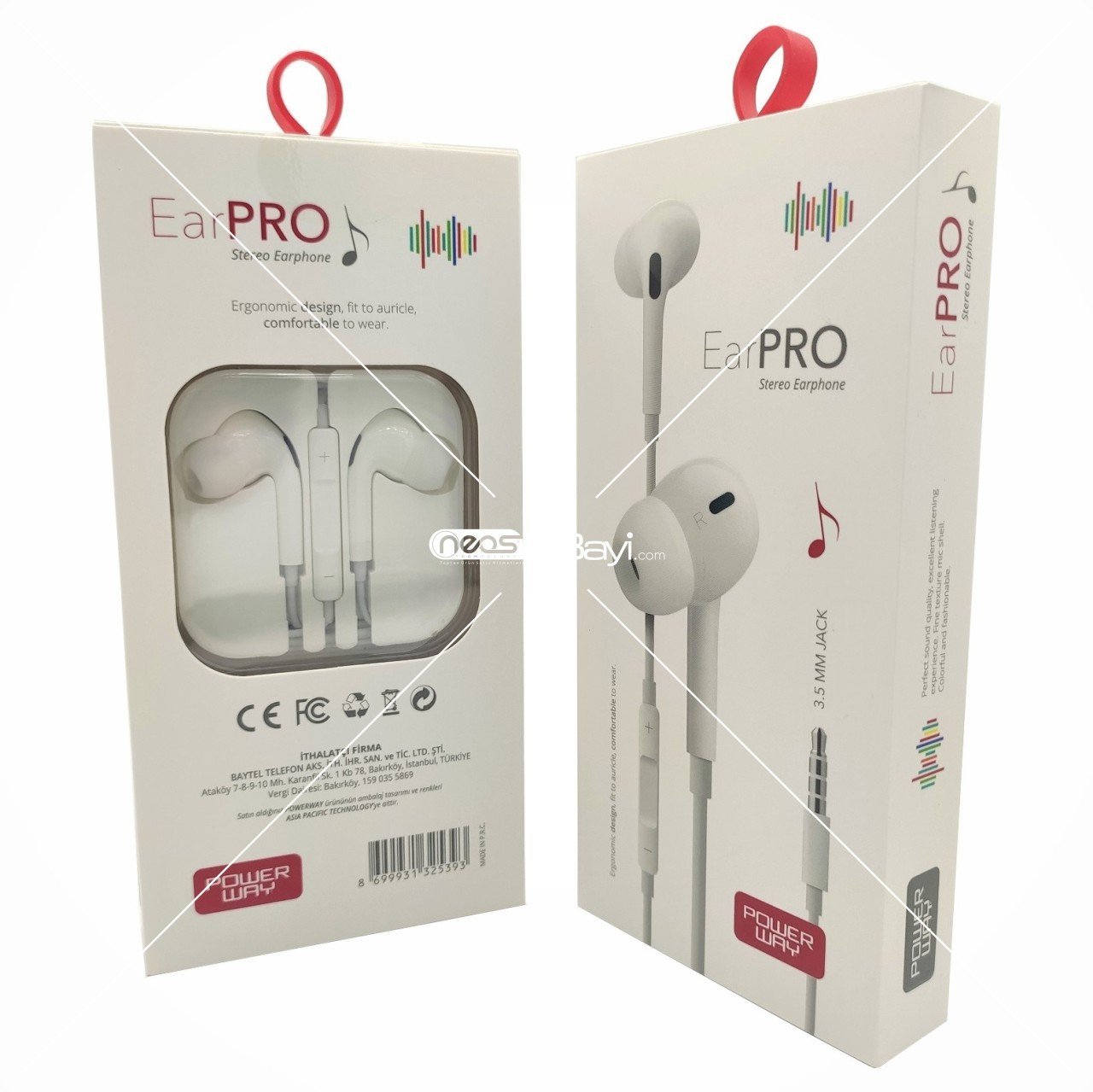 EarPRO Ergonomik Tasarımlı Microfonlu Kulaklık Powerway