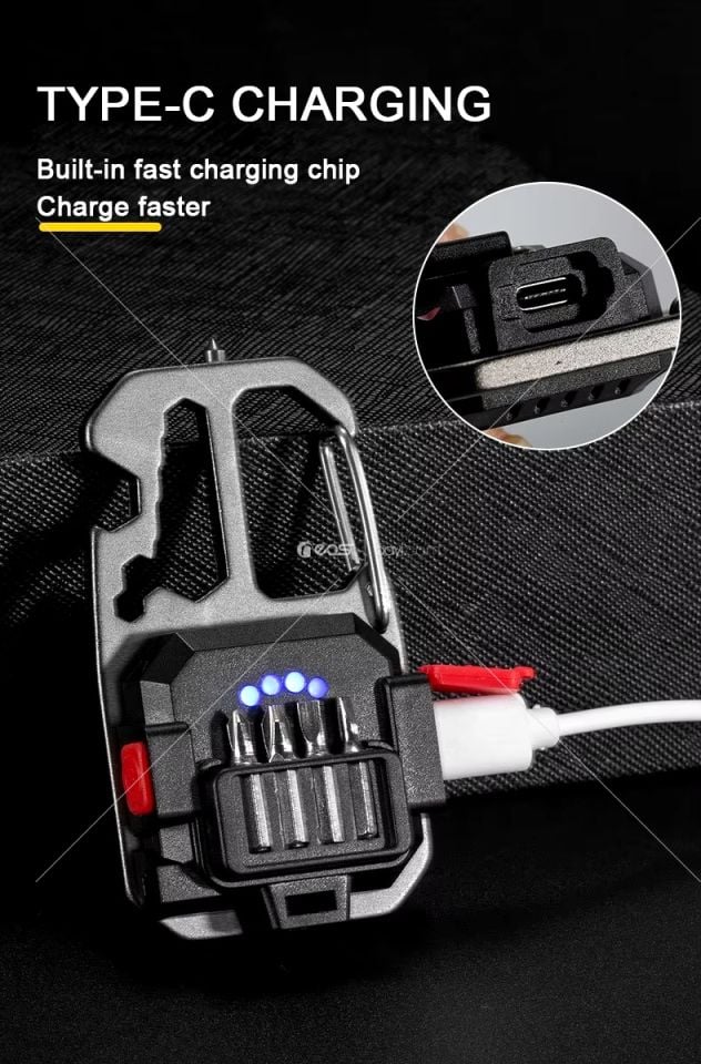 Powerdex Pd-806 Çok Fonksiyonlu Mini Projejtör Kamp Lambası