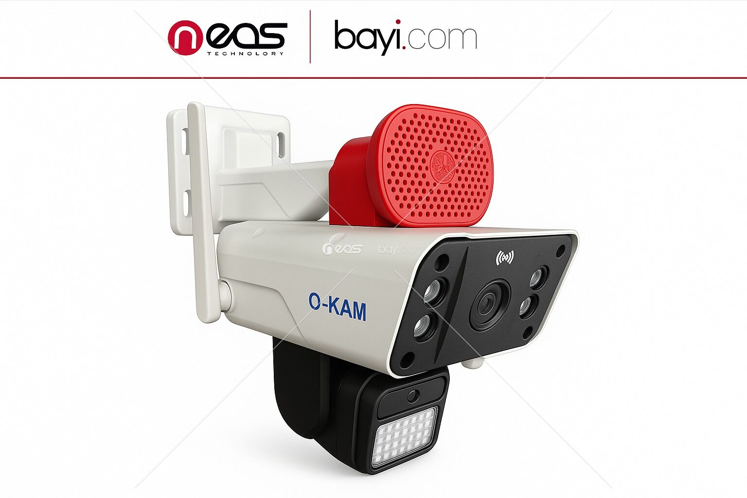 OKAM 3041 WİFİ PTZ 6MP KAMERA 3 LENS+SİREN