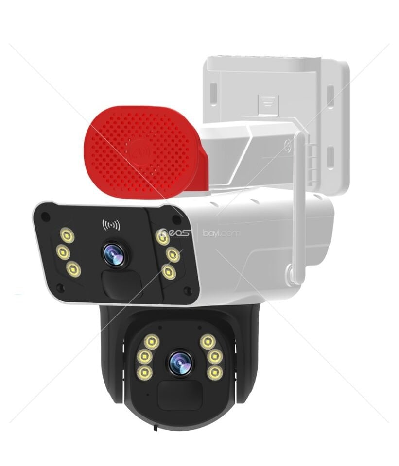 OKAM 3041 WİFİ PTZ 6MP KAMERA 3 LENS+SİREN