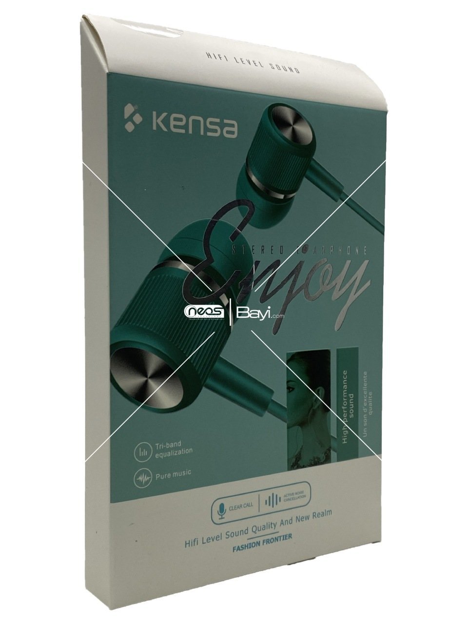 K-157 Microphone Super Bass+Tiz Sport Headset Green