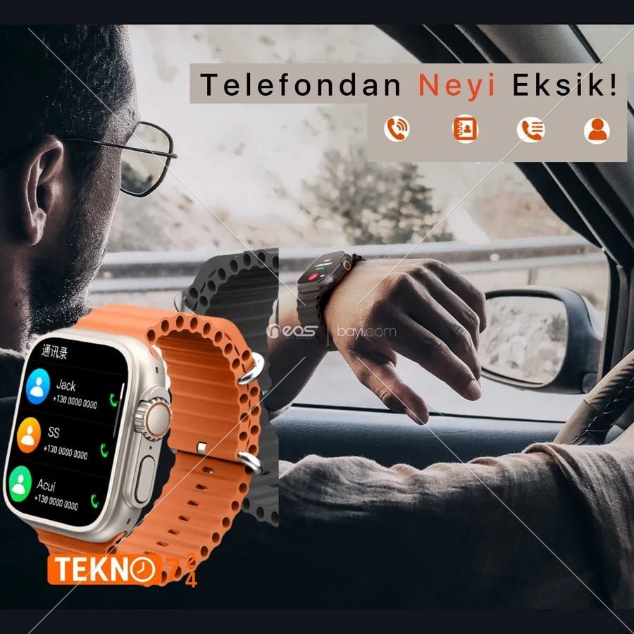 Watch Ultra 10 Kordonlu Akıllı Saat